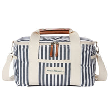 Load image into Gallery viewer, Premium Cooler Bag | Navy Stripe
