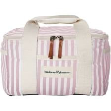 Premium Cooler Bag | Pink Stripe