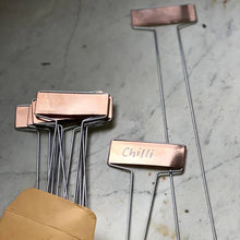 Load image into Gallery viewer, Copper plant labels