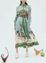 Load image into Gallery viewer, Alemais / Evergreen / shirtdress / size 12