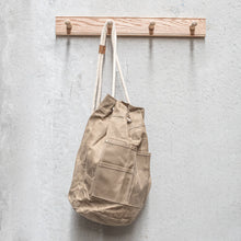 Load image into Gallery viewer, Waxed canvas utility bag