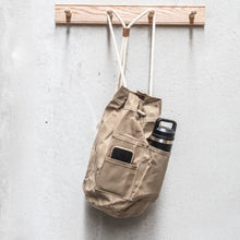 Load image into Gallery viewer, Waxed canvas utility bag