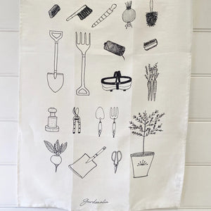 Linen tea towel