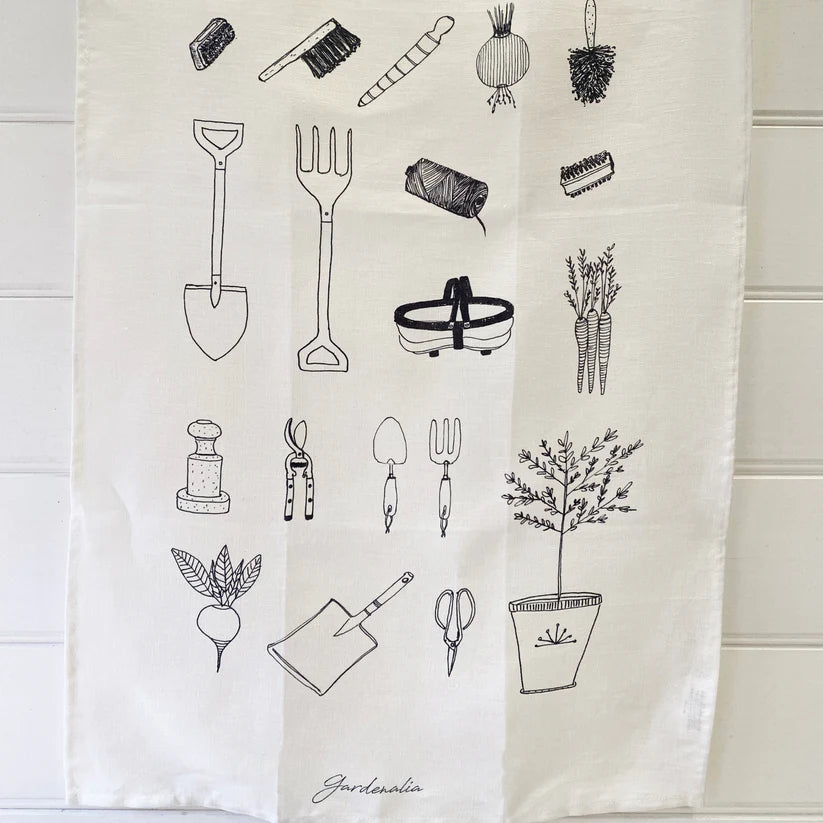 Linen tea towel