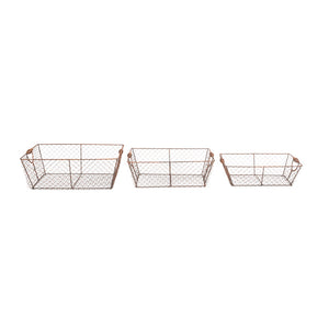 Wire harvest basket rectangle