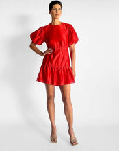 Load image into Gallery viewer, SIR the label / Lucelia Puff Sleeve Mini Dress / red / size 3