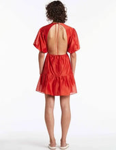 Load image into Gallery viewer, SIR the label / Lucelia Puff Sleeve Mini Dress / red / size 3