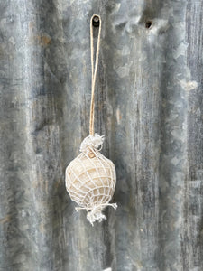 Handmade soap on rope