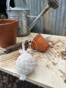 Handmade soap on rope