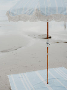 Beach Blanket | Vintage Blue Stripe