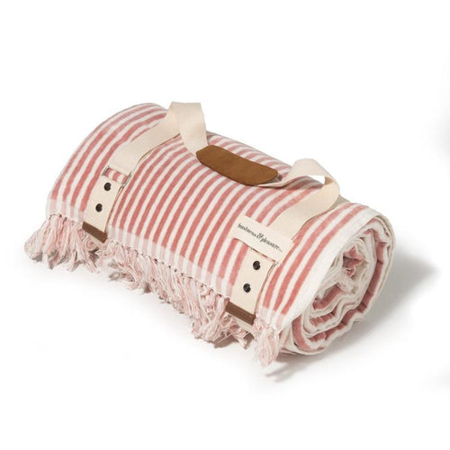 Beach Blanket | Pink Stripe