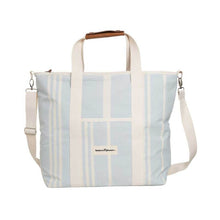 Load image into Gallery viewer, Cooler Tote Bag | Vintage Blue Stripe