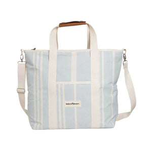 Cooler Tote Bag | Vintage Blue Stripe