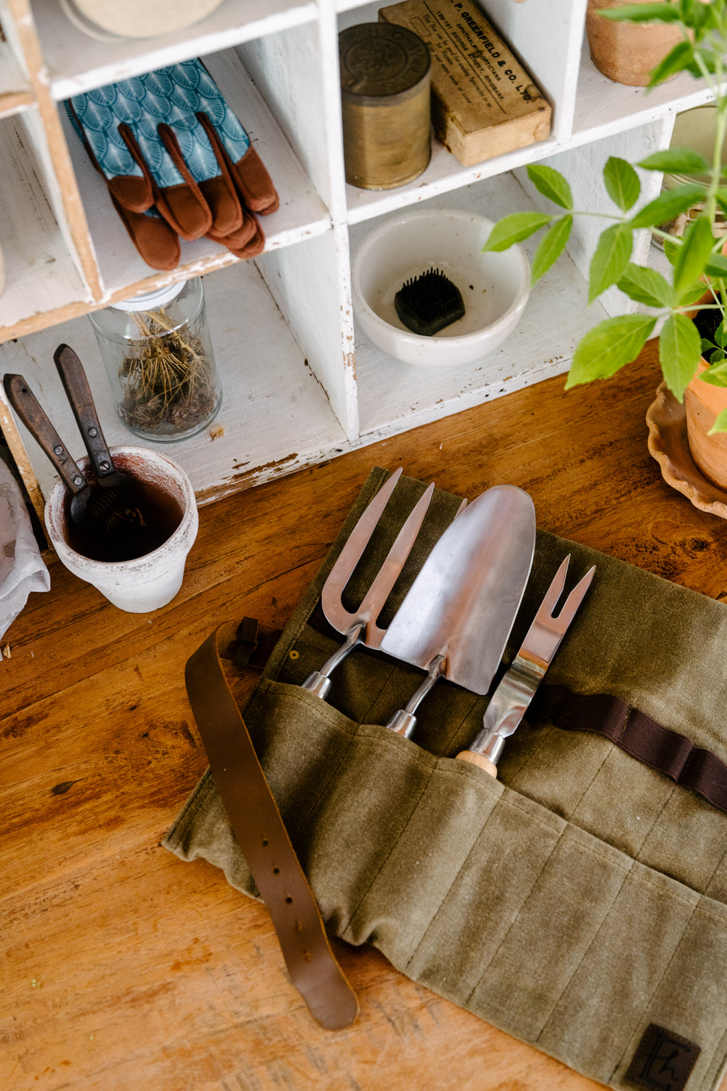 Waxed Canvas Tool Roll
