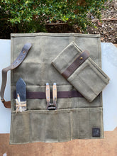 Load image into Gallery viewer, Waxed Canvas Utility Roll - tools not included