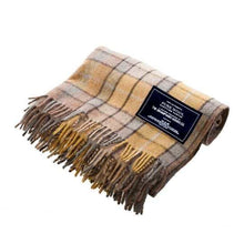 Load image into Gallery viewer, Grampians Goods Co Recycled Wool Tartan Blankets | Gold