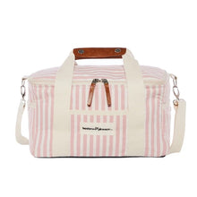Load image into Gallery viewer, Premium Cooler Bag | Pink Stripe