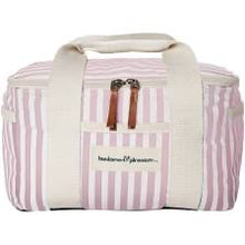 Load image into Gallery viewer, Premium Cooler Bag | Pink Stripe
