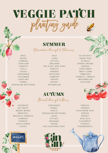 Gin Gin Garden Club Planting Guide