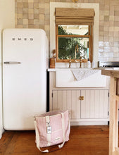 Load image into Gallery viewer, Cooler Tote Bag | Pink Stripe