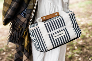 Premium Cooler Bag | Navy Stripe
