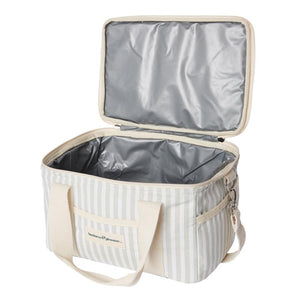 Premium Cooler Bag | Sage Stripe